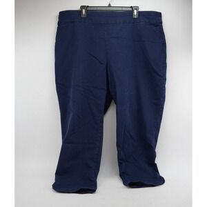 Croft‎ And Barrow Plus Size 22w Navy Slacks Pants, Women's